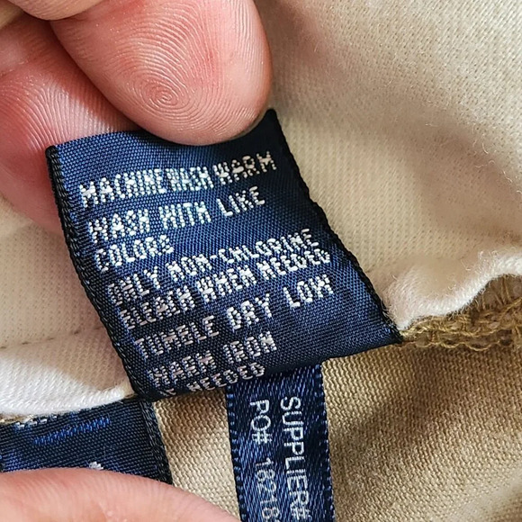 Polo Ralph Lauren Mens Preston Pant 38x30 Flat Front Chino Office Pony Logo - Picture 6 of 6